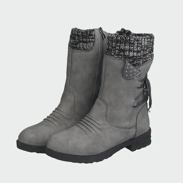 Millie - Elegant Faux Suede Ankle Boots