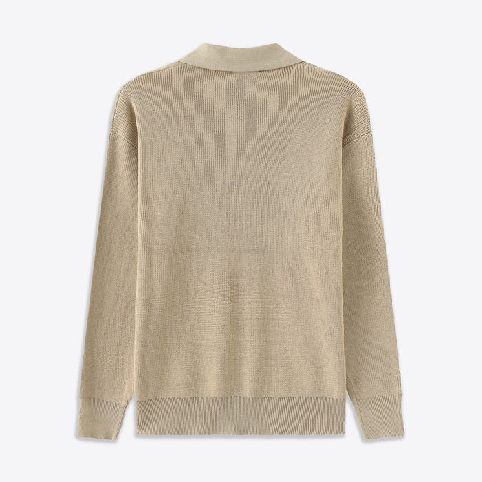 Riley - Mixed-Knit Jumper