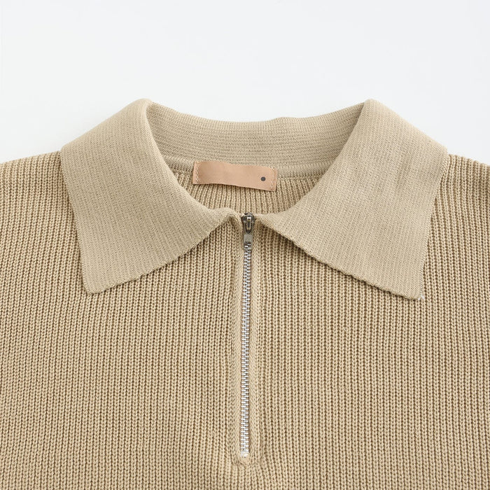 Riley - Mixed-Knit Jumper