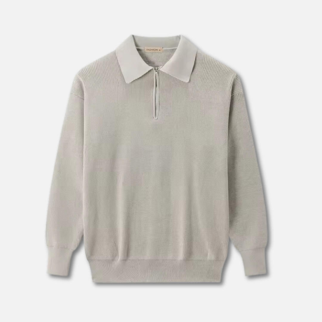 Riley - Mixed-Knit Jumper