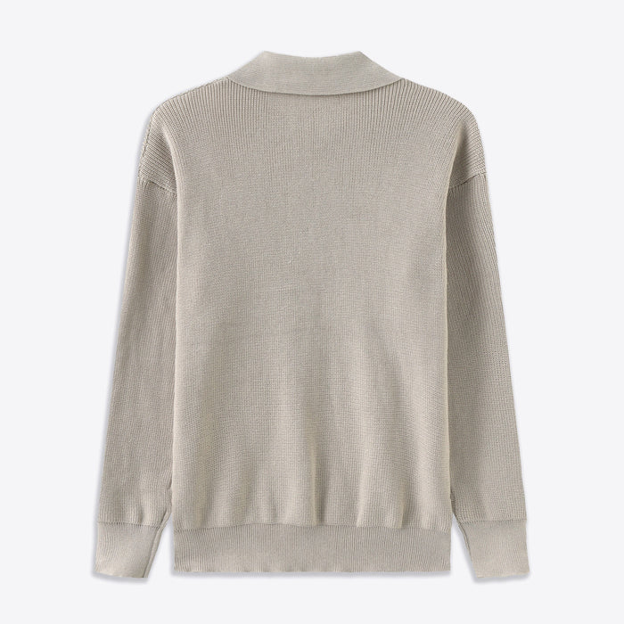 Riley - Mixed-Knit Jumper