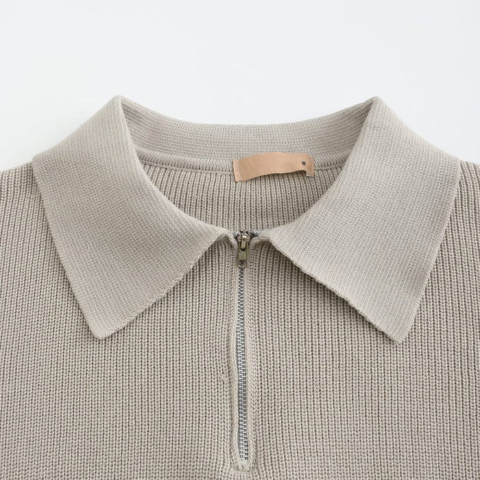 Riley - Mixed-Knit Jumper