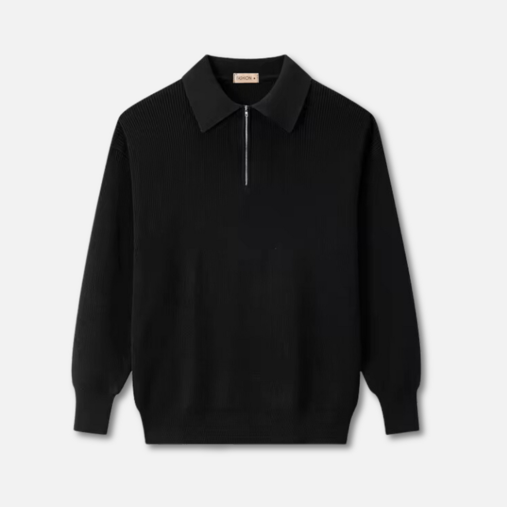 Riley - Mixed-Knit Jumper