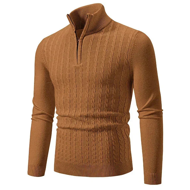 Jacob - Mixed-Knit Jumper