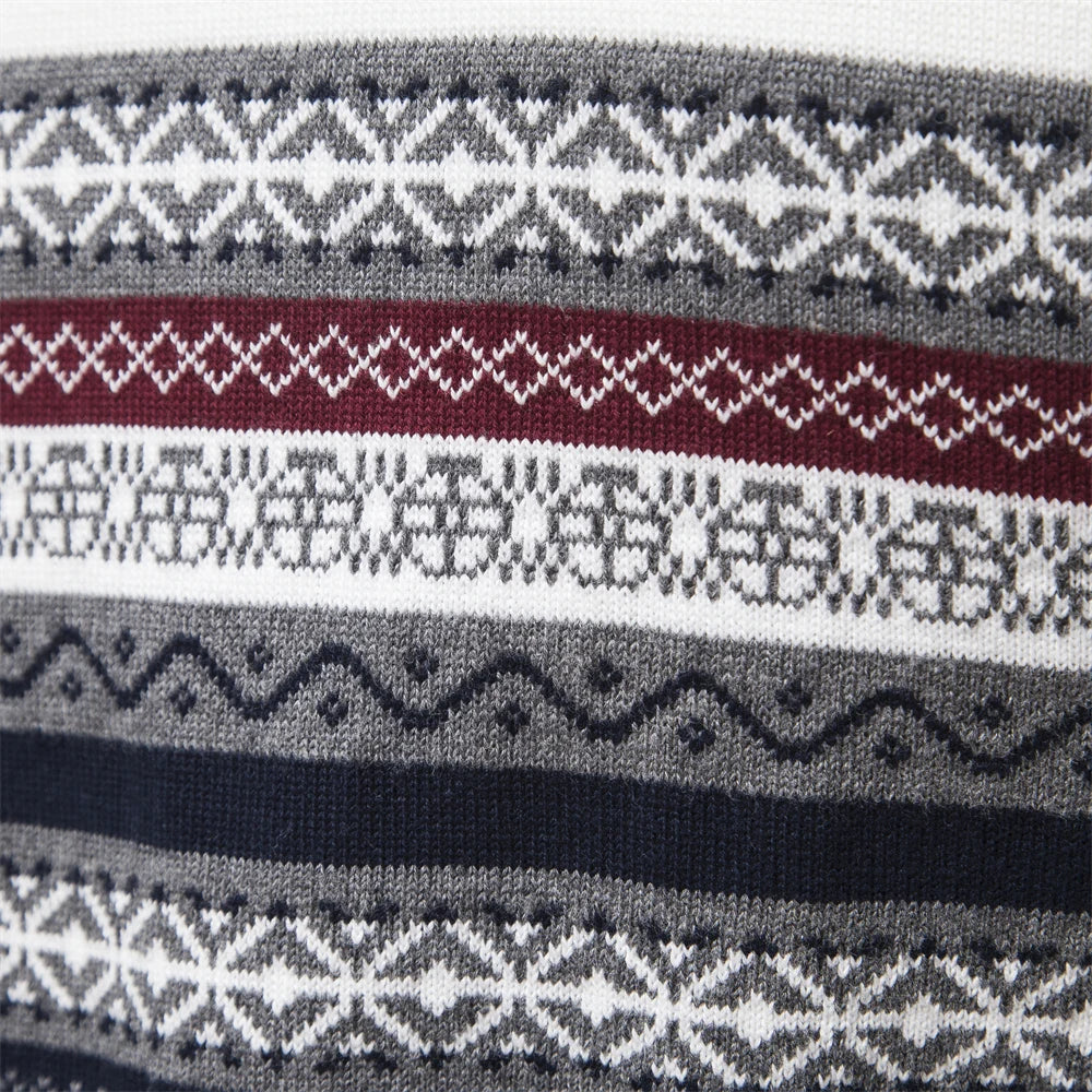 Cody - Mixed-Knit Jumper