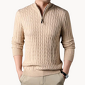 Samuel - Short-Zip Knit Jumper