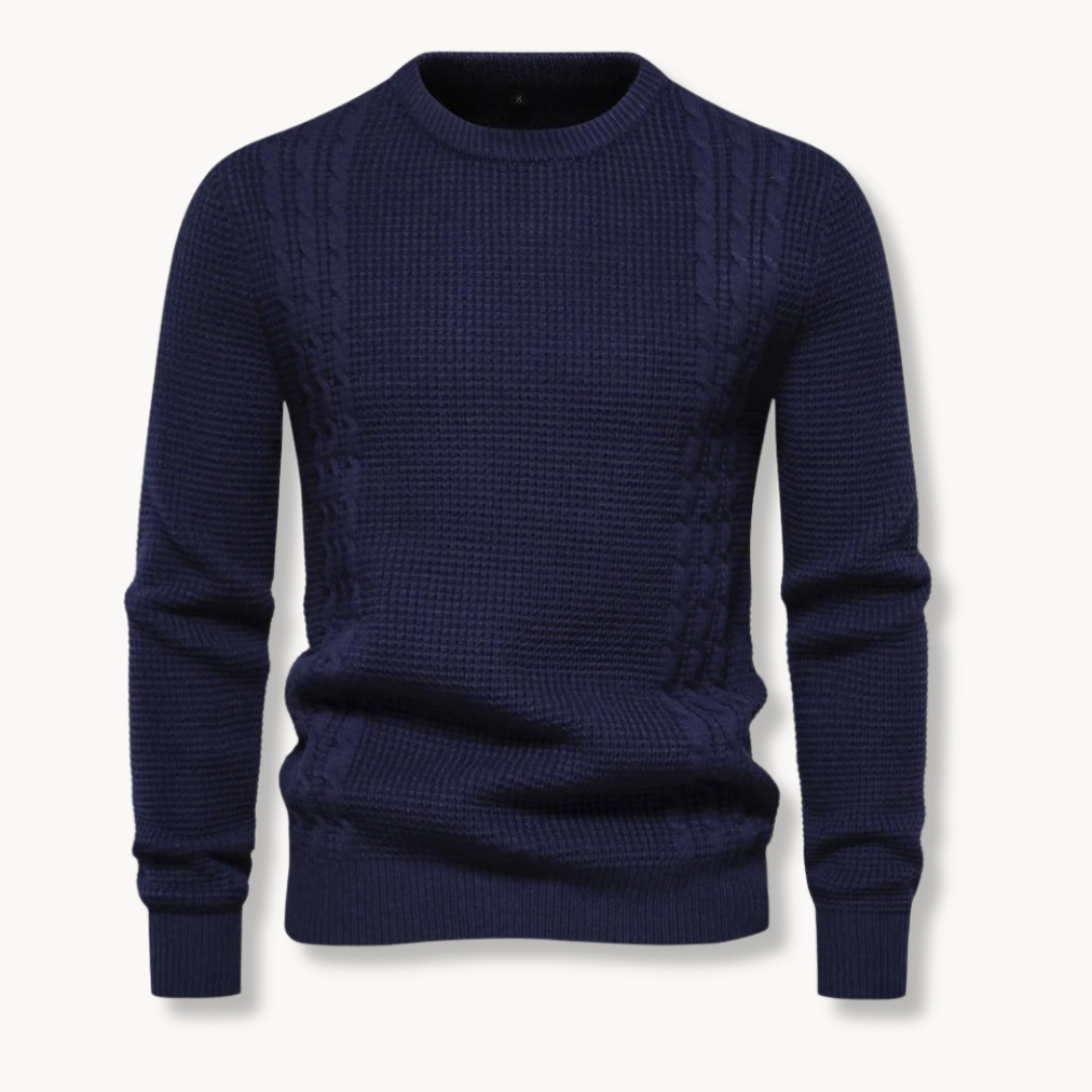 Dylan - Patchwork Knit Jumper