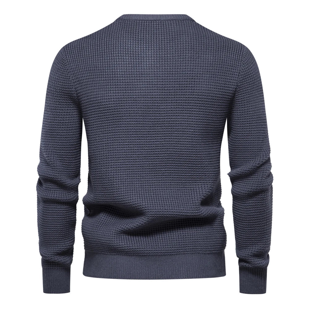Dylan - Patchwork Knit Jumper