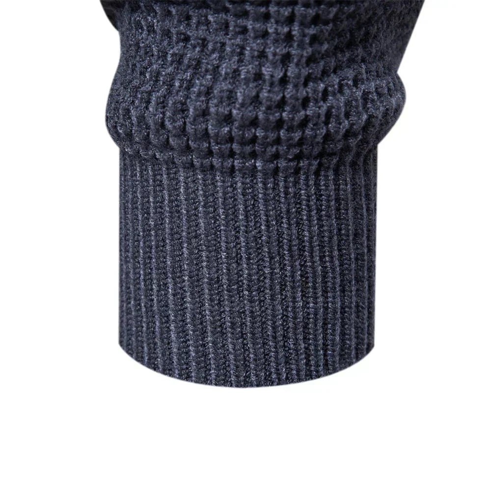 Dylan - Patchwork Knit Jumper