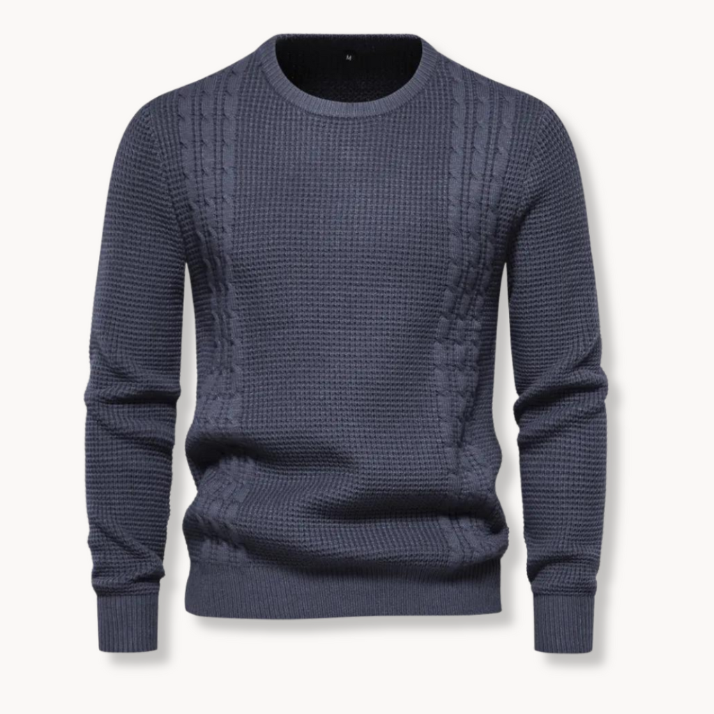 Dylan - Patchwork Knit Jumper
