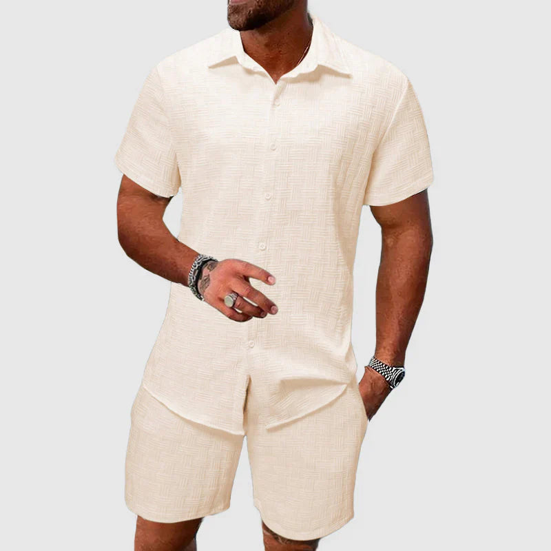 Hamish - Textured Loungewear Set