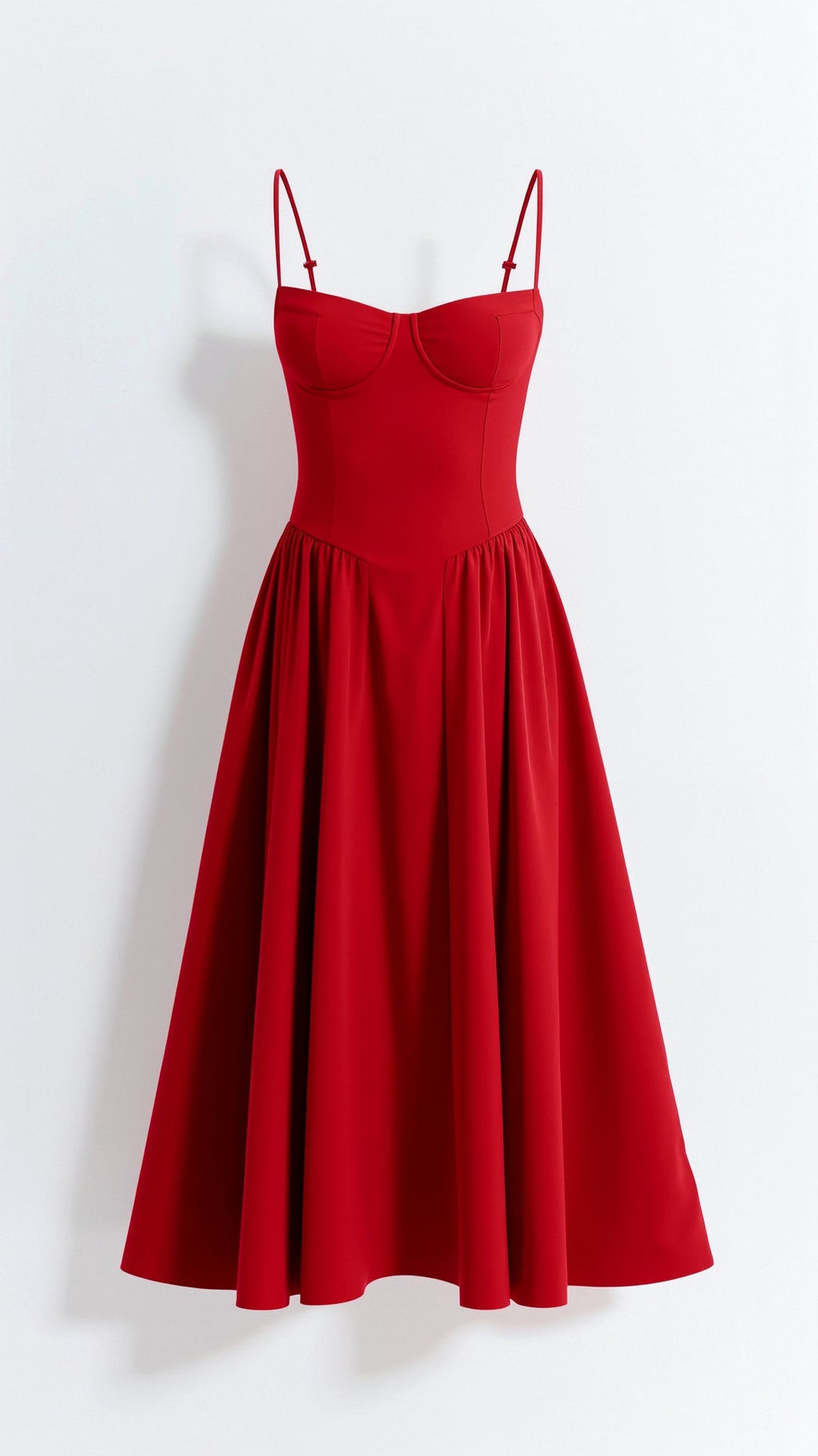 Kelsey - Structured Corset Midi Dress