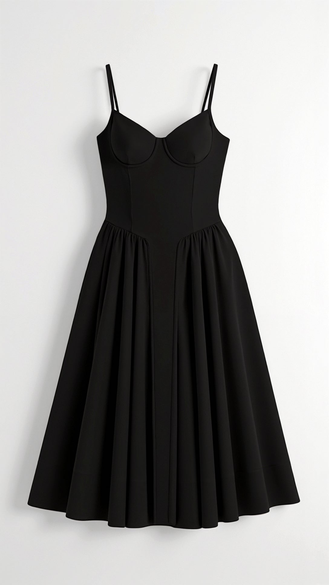 Kelsey - Structured Corset Midi Dress