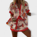 Beatriz - Lobster Print Beach Set