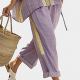 Lori - Boho Linen and Bamboo Set