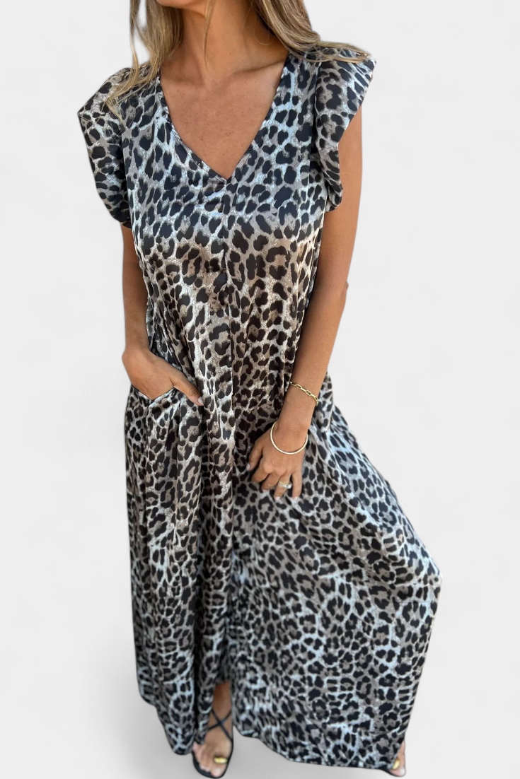 Isela | Leopard Print Jumpsuit
