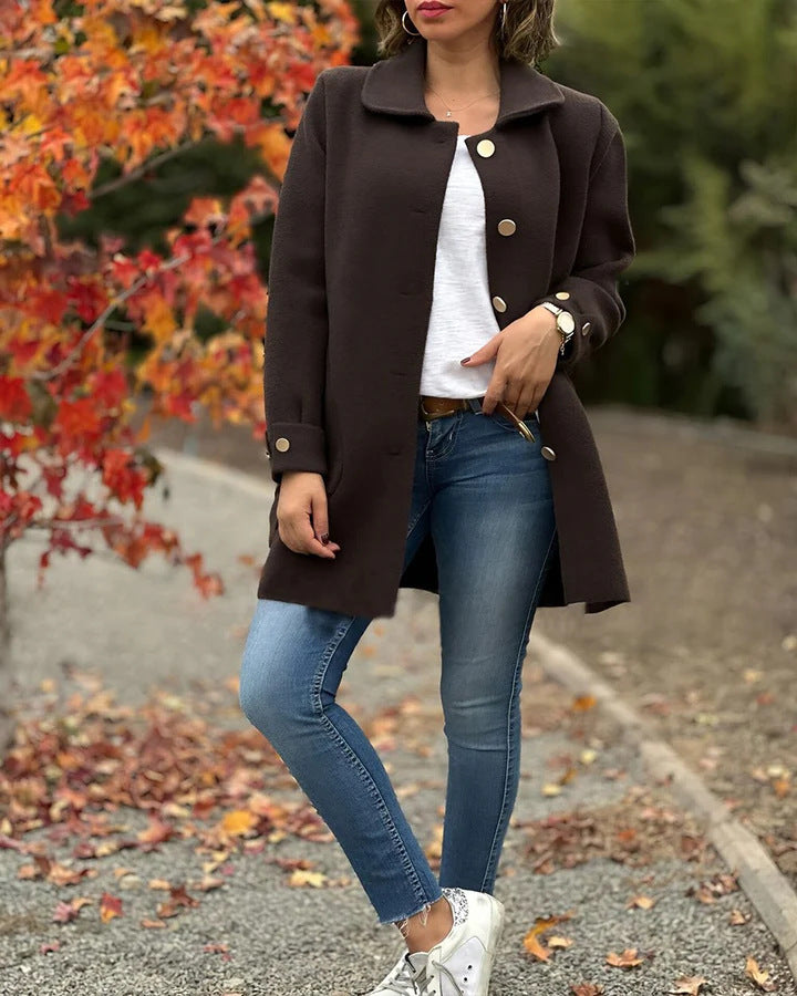 Violet - Classic Oversized Coat