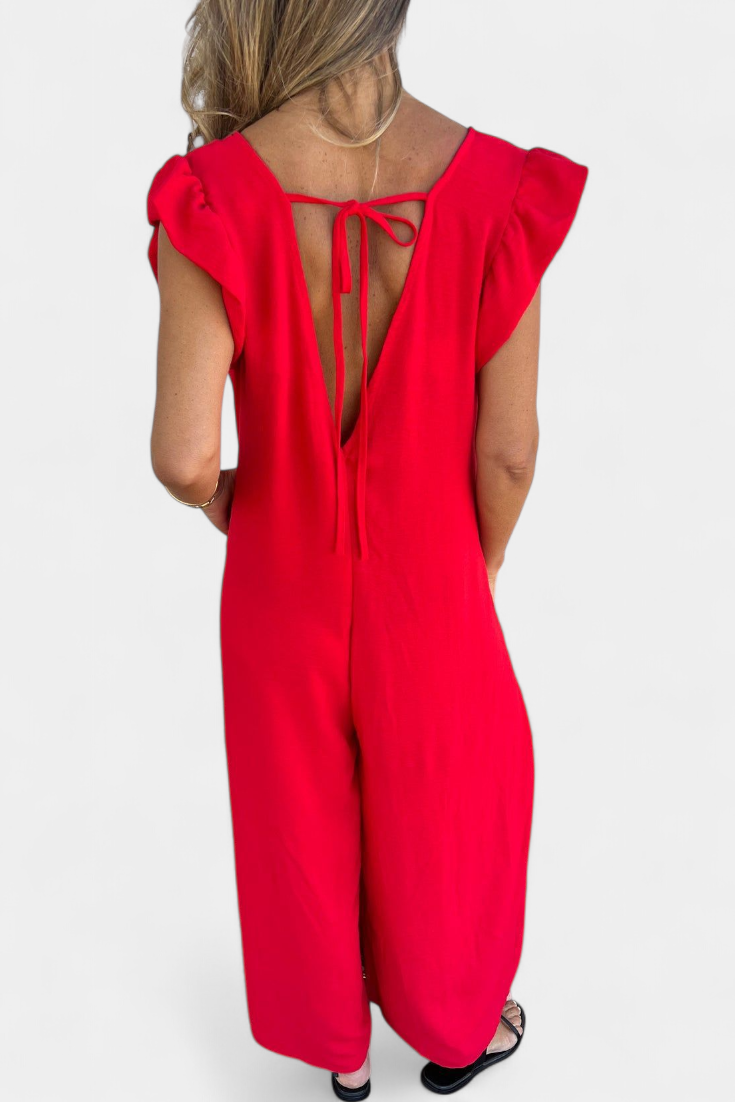 Isela | Leopard Print Jumpsuit