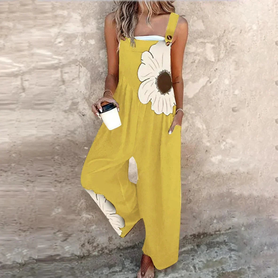 Olivia - Comfort Fit Printed Jumpsuit