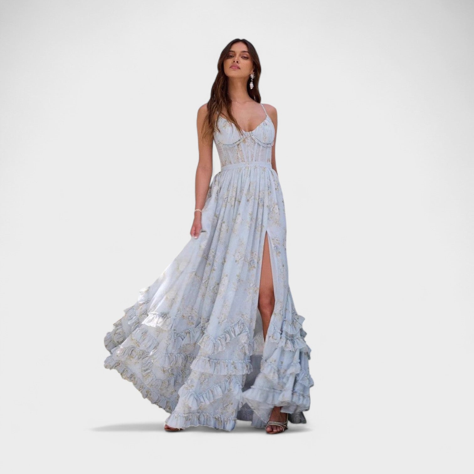 Florence - Long Bohemian Dress with Slit