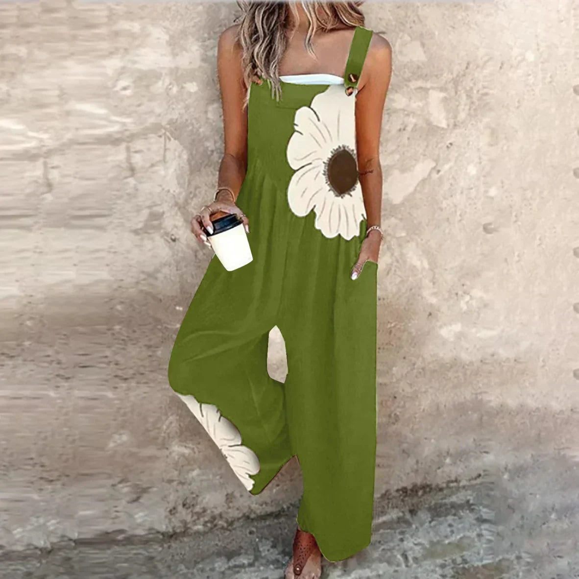 Olivia - Comfort Fit Printed Jumpsuit