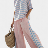 Cecily - Bamboo Linen Set in Pink