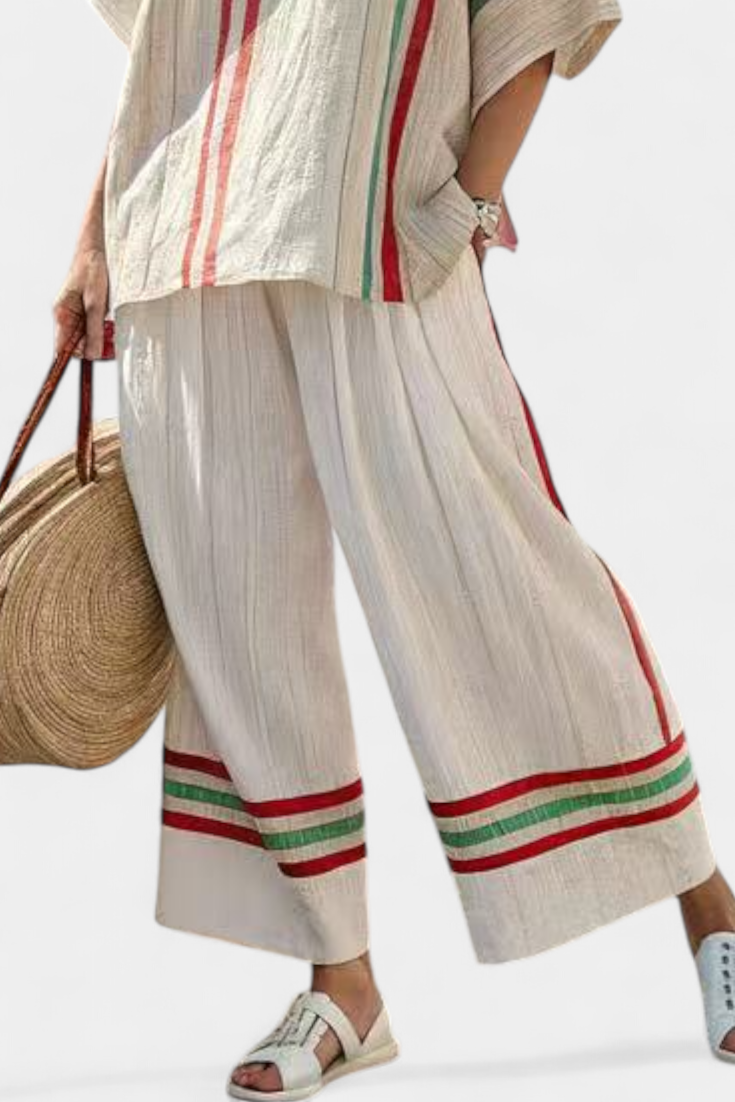 Beatriz - Mediterranean Striped Set