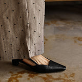 Serelle | Leather Slingback Heels
