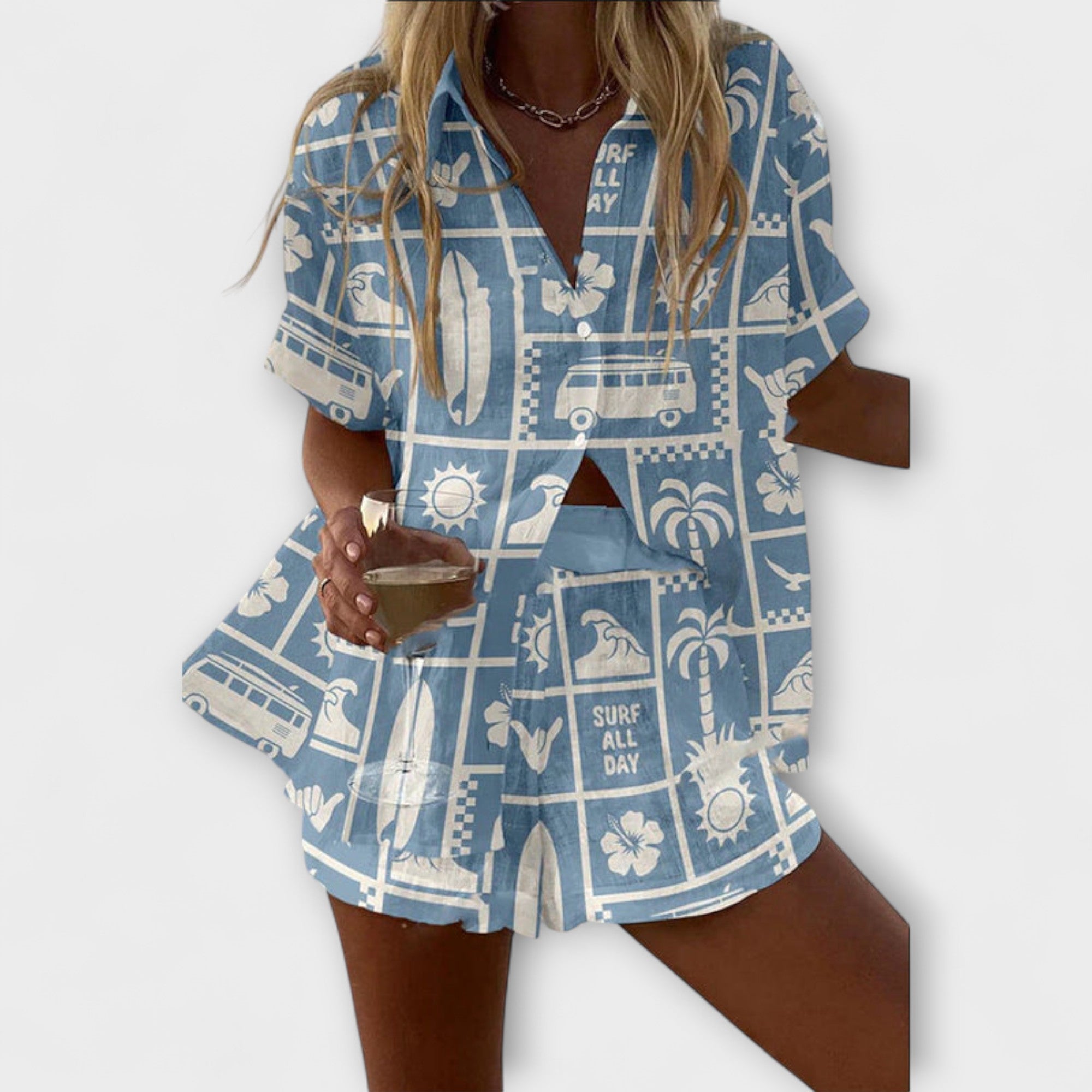 Dalia - Lightweight Caravan Print Set
