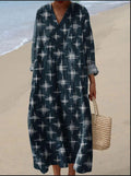 Mackenzie - Bohemian Star Print Dress