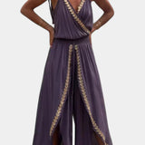 Lorena - Mono Dress with Golden Details