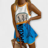 Bree - Mini Dress with Marine Touch