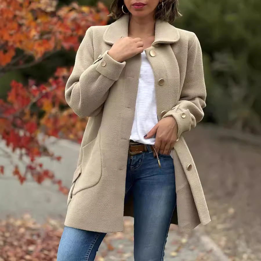Violet - Classic Oversized Coat