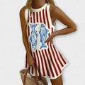 Constança - Mini Dress with Fish Print