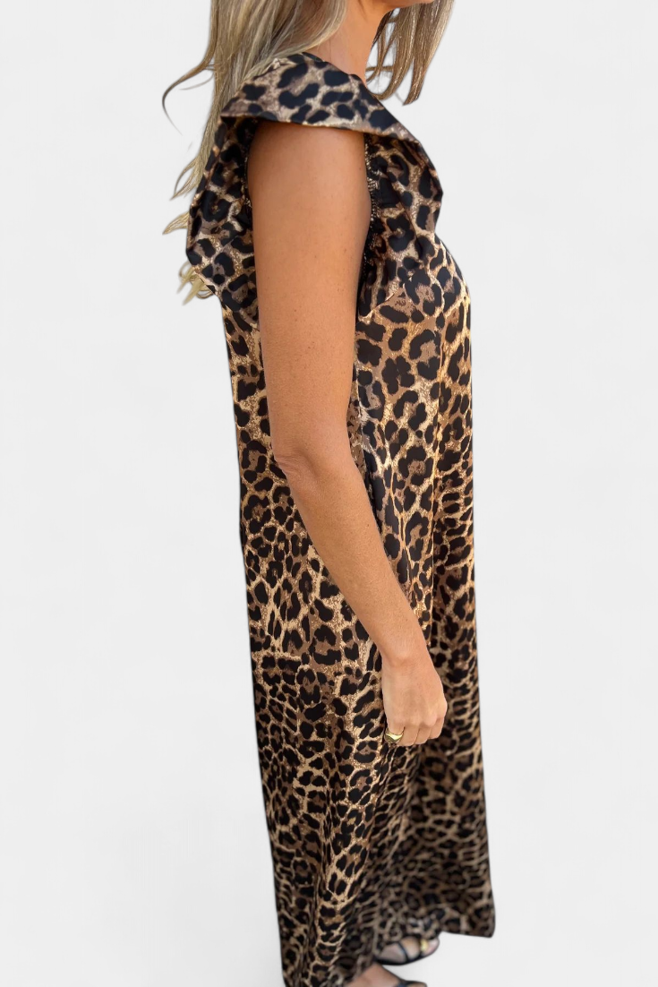 Isela | Leopard Print Jumpsuit