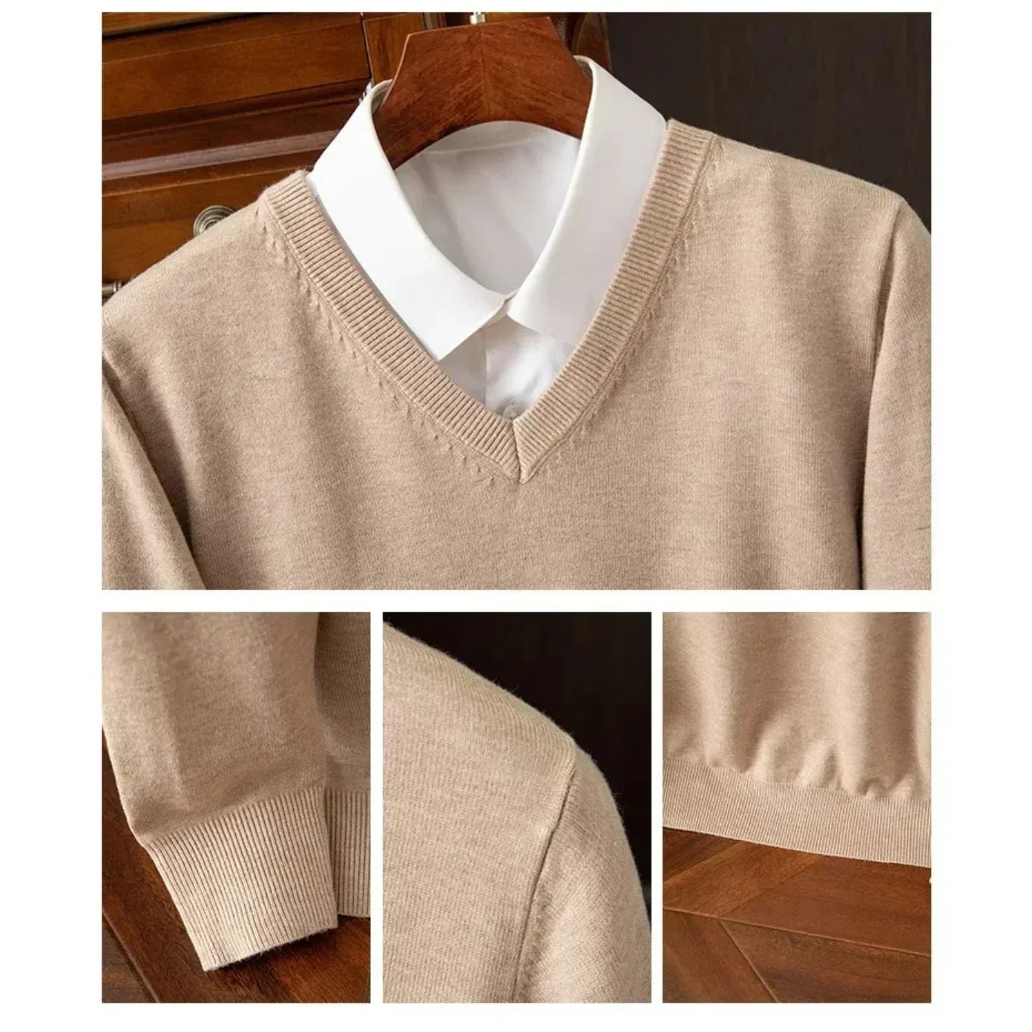 Tyler - Men's V-Neck Jumper