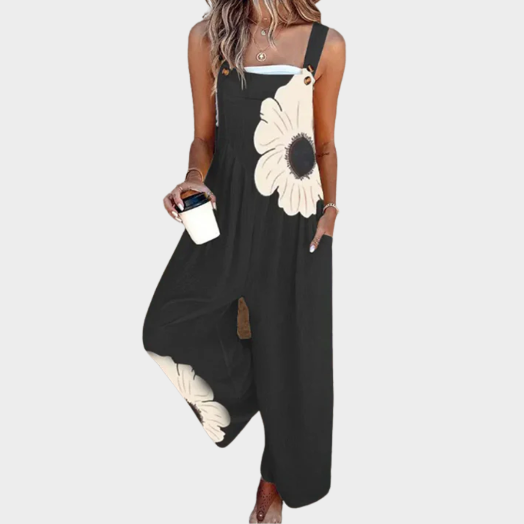 Olivia - Comfort Fit Printed Jumpsuit