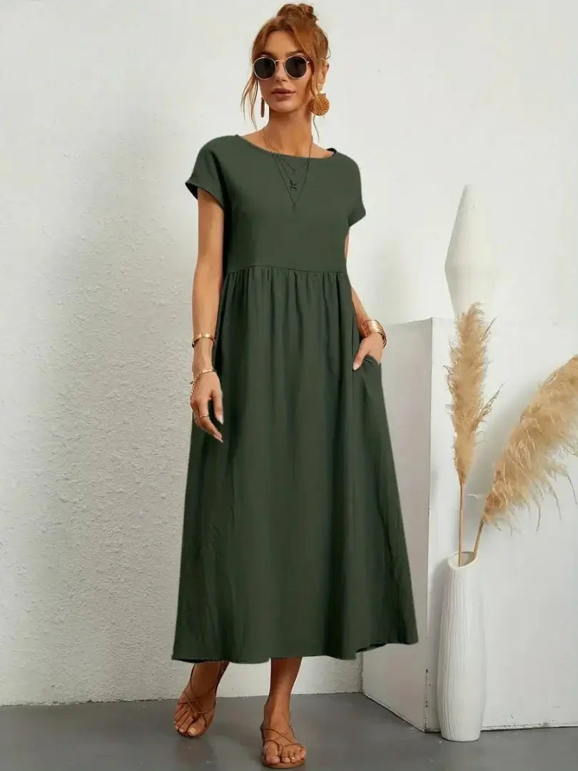 Celine - Midi Dress with Pockets
