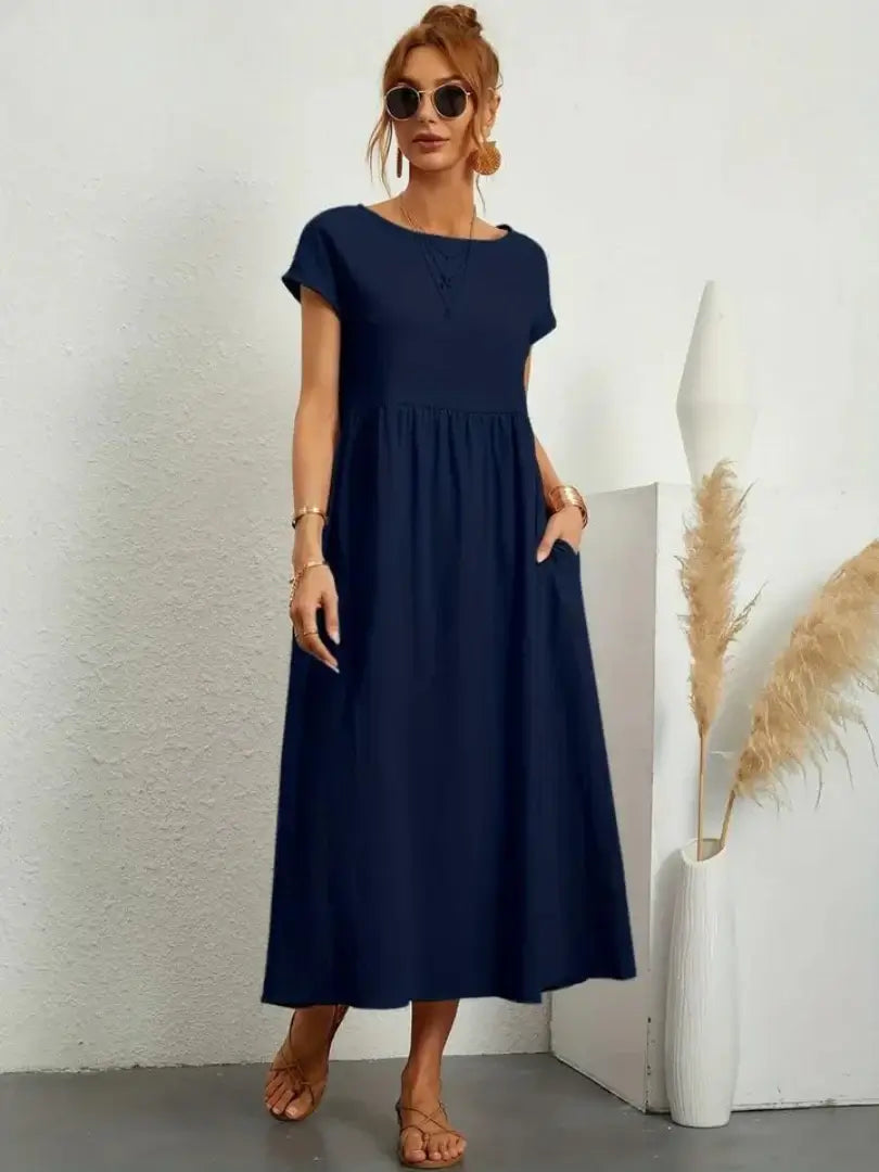 Celine - Midi Dress with Pockets