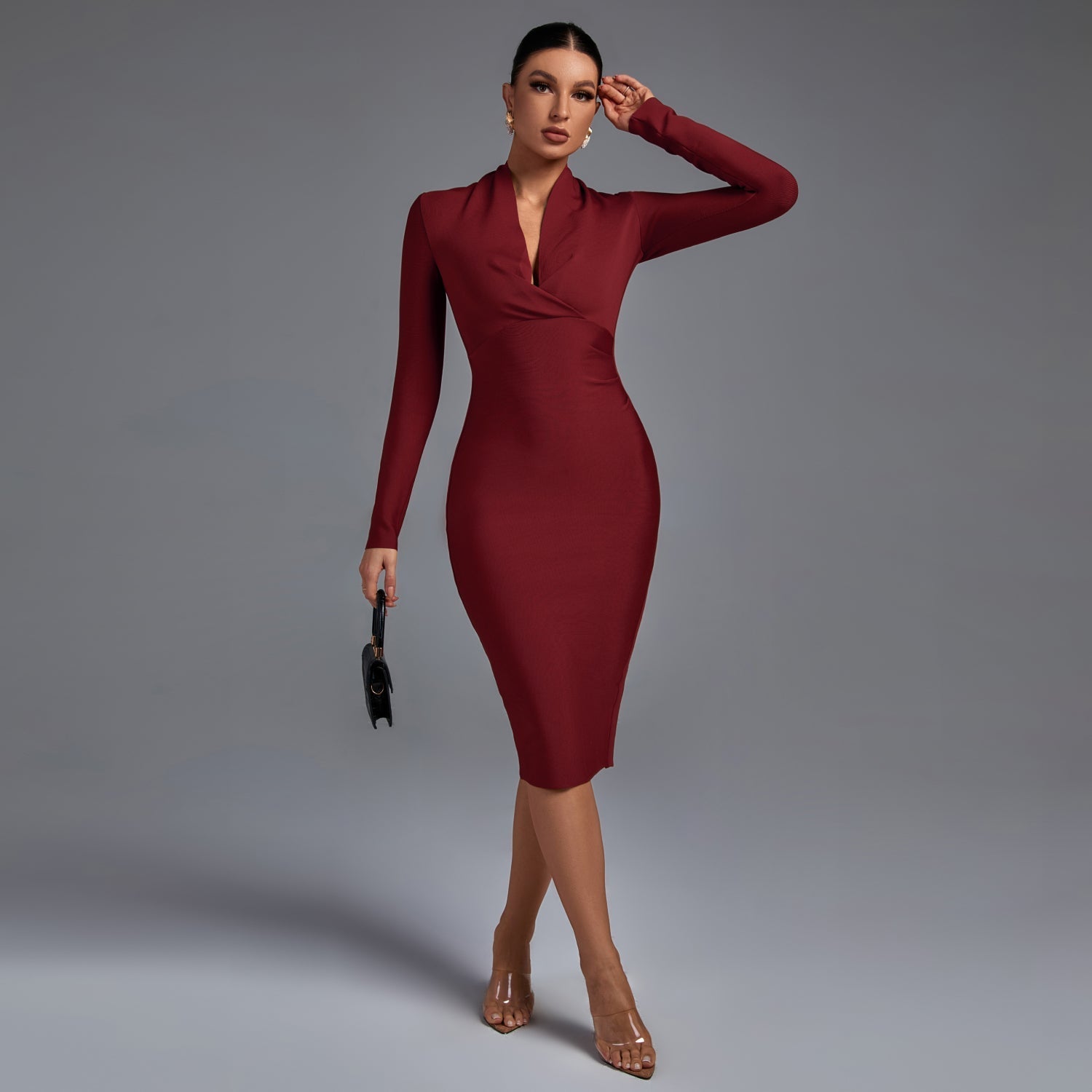 Ariana - Long-Sleeve Evening Dress