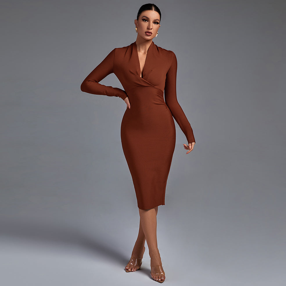Ariana - Long-Sleeve Evening Dress