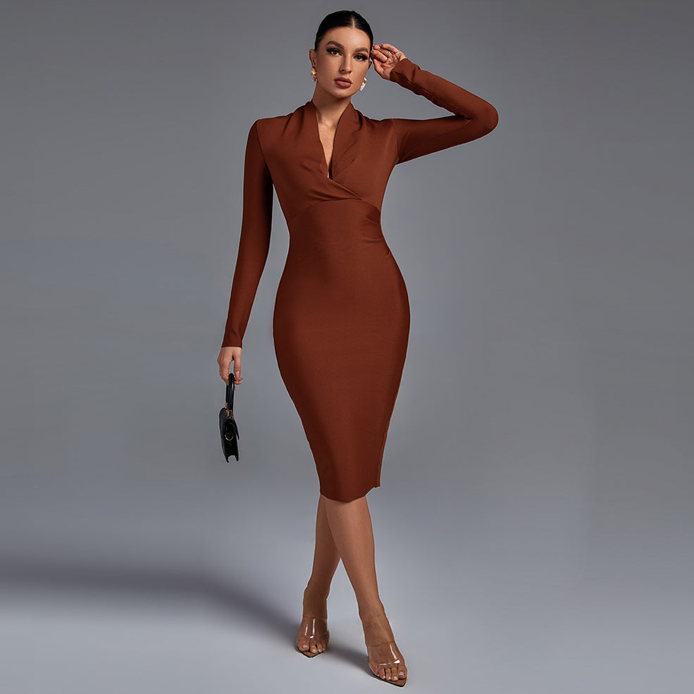 Ariana - Long-Sleeve Evening Dress