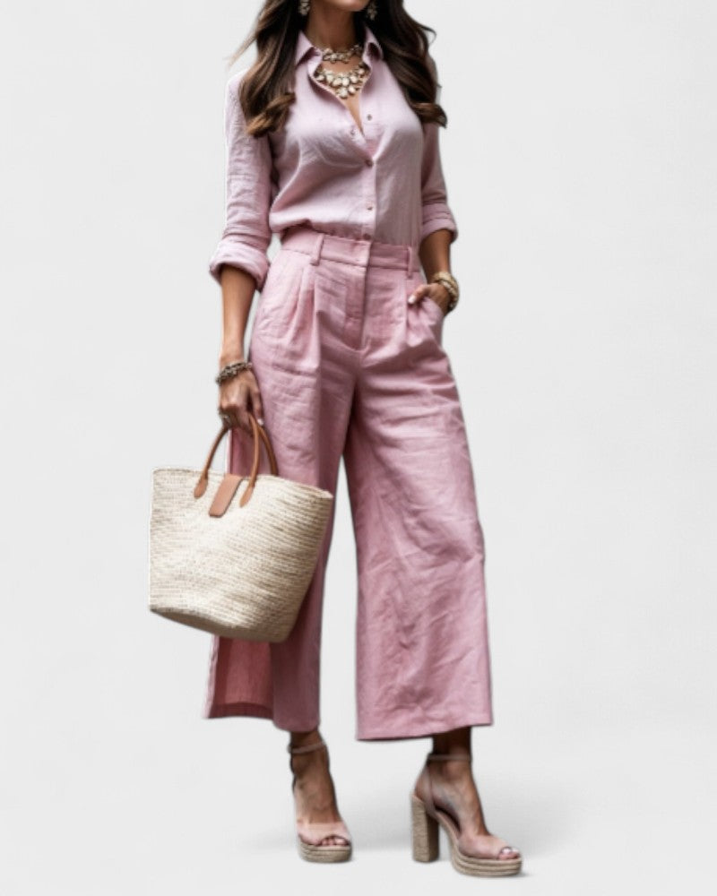 Ivy - Pink Casual Chic Set