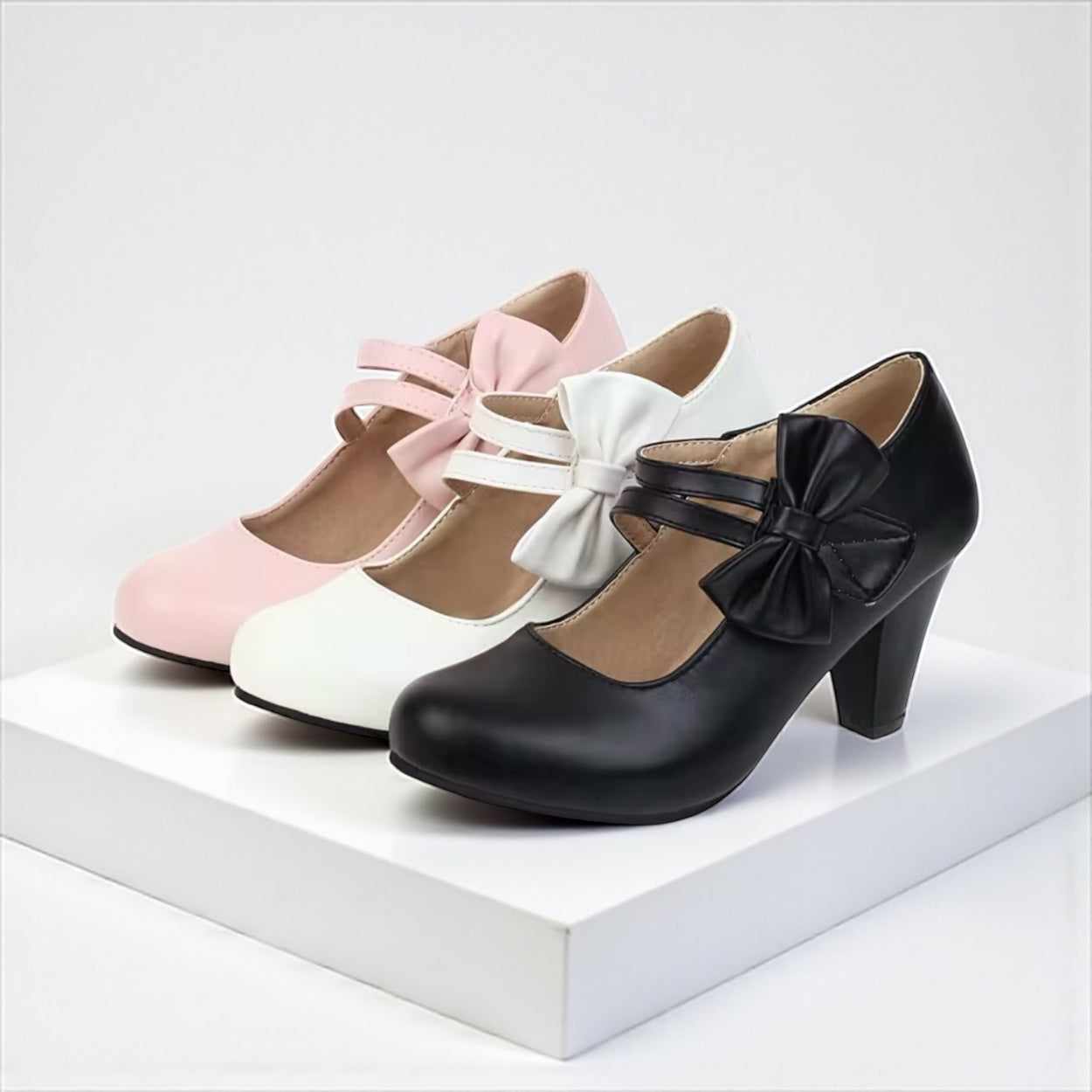 Elsie - Bow Heels