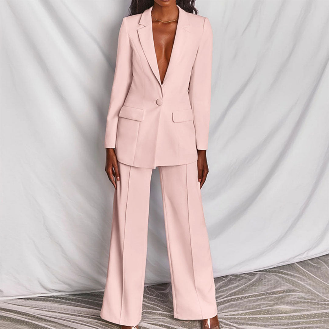 Hannah - Elegant Blazer and Trousers Set