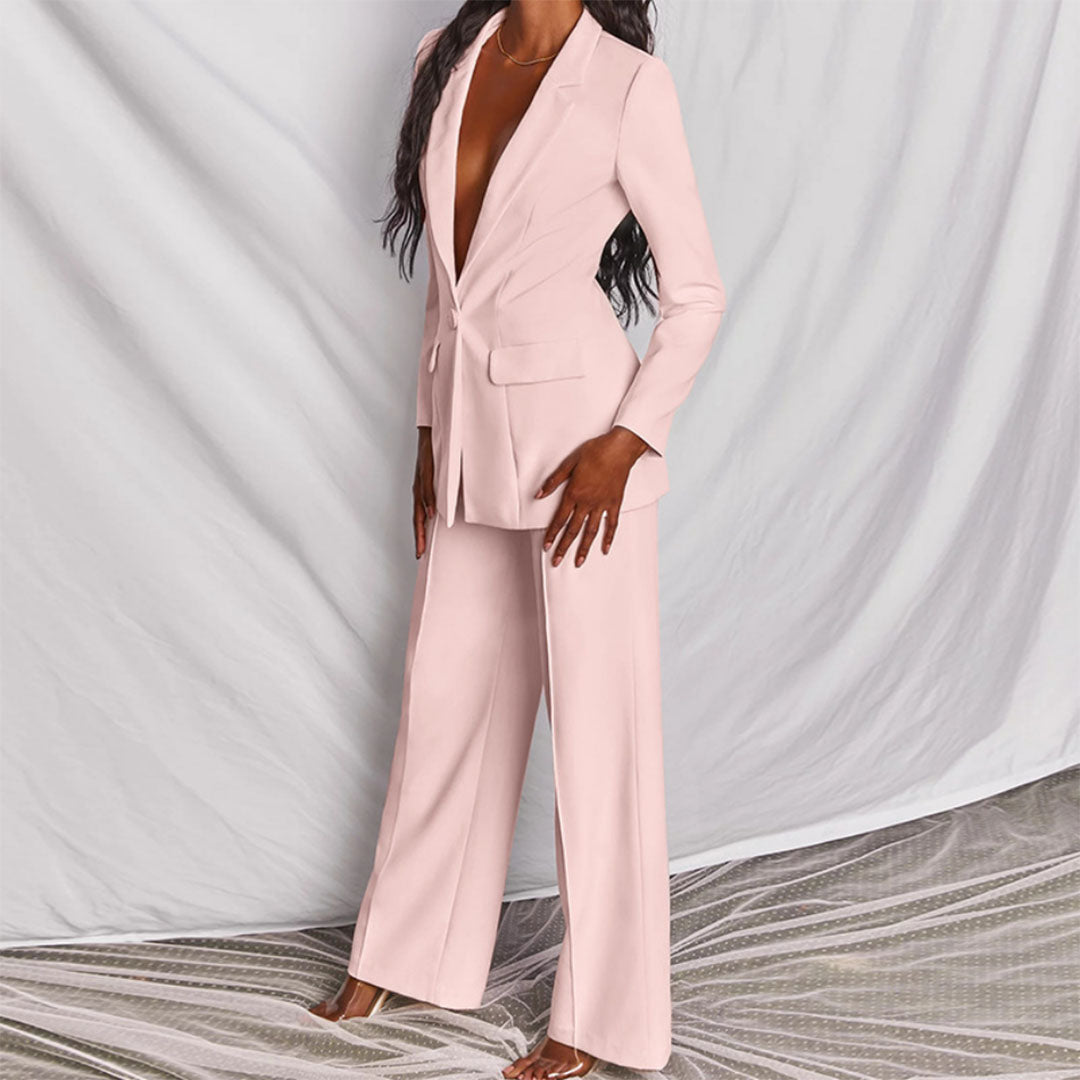 Hannah - Elegant Blazer and Trousers Set