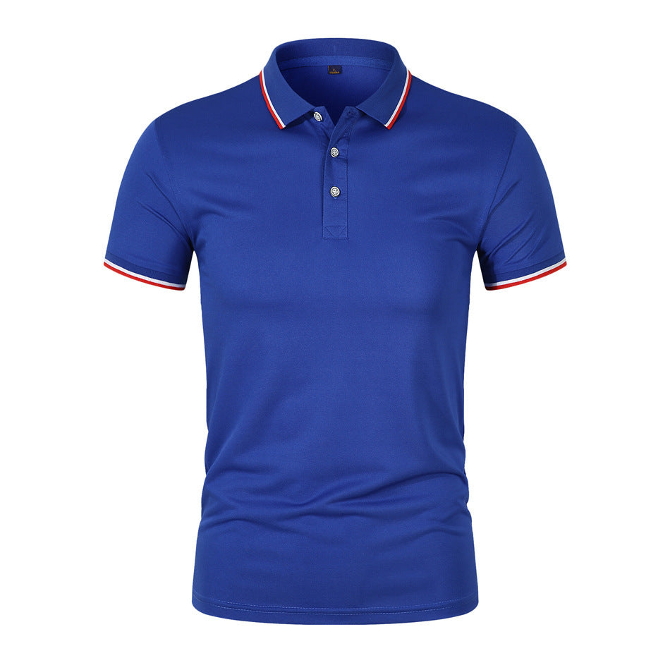Flynn - Breathable Ribbed-Collar Polo