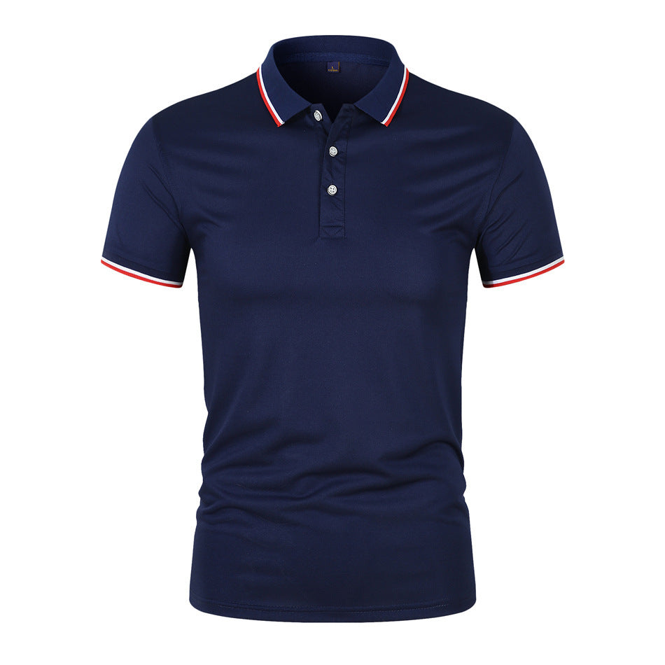 Flynn - Breathable Ribbed-Collar Polo