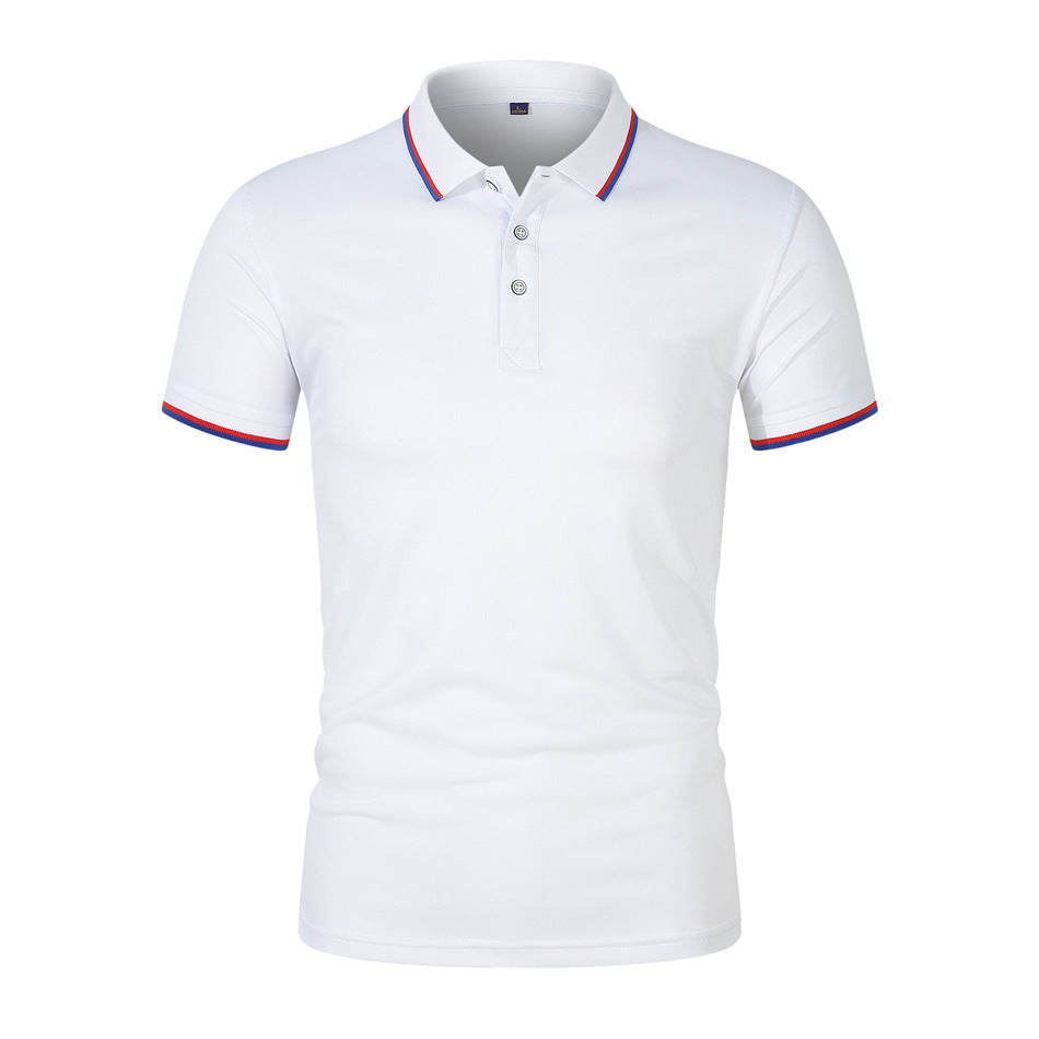 Flynn - Breathable Ribbed-Collar Polo