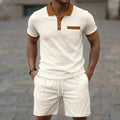Levi - Waffle Polo Set